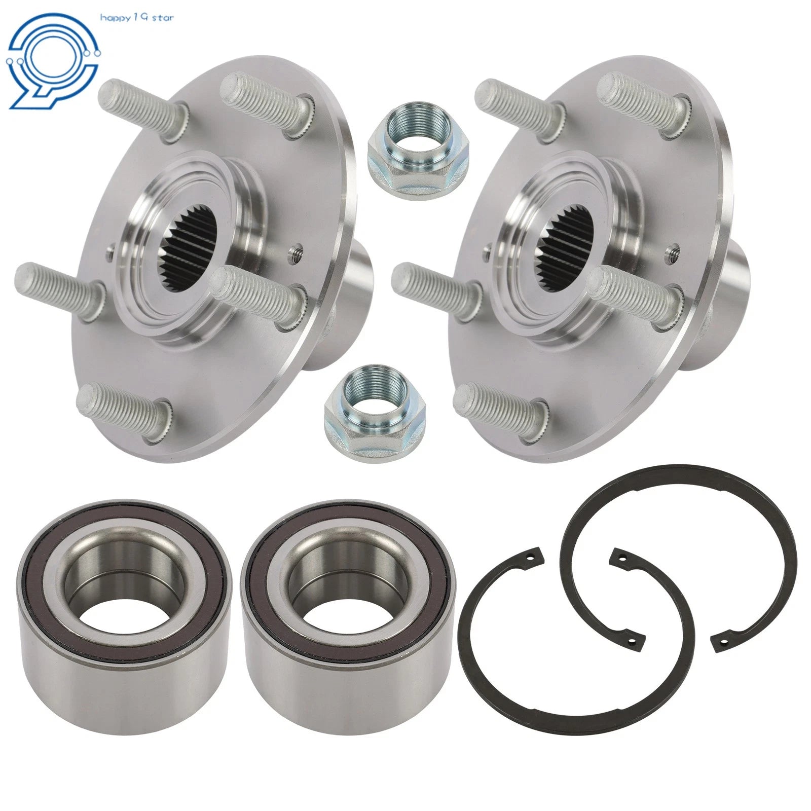 2X Wheel Hub Bearing Assembly for Acura TL TSX (2004–2008)