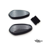 Mirror Block Off Base Plates Black for Yamaha R1 YZF-R1 (2000–2008)