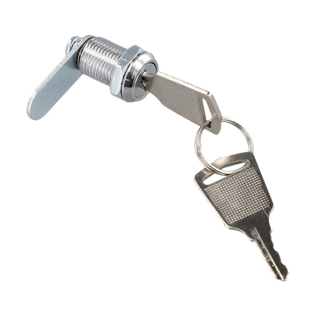 Mailbox Lock Cam Lock Kit for Lockers, Drawers, Tool Cabinets (Stainless Steel)