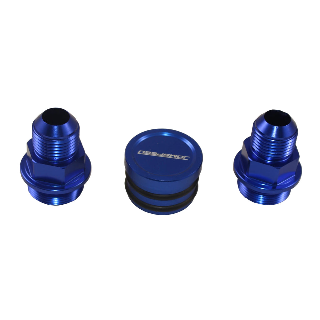 Rear Block Breather Fittings and Plug for B16 B18C (M28 to 10AN)
