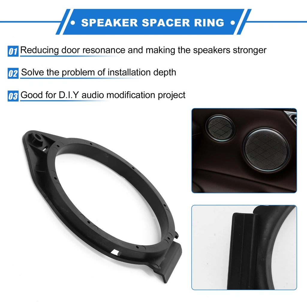 2X Speaker Spacer Ring for Skoda Toledo (6.5'' Tweeter)