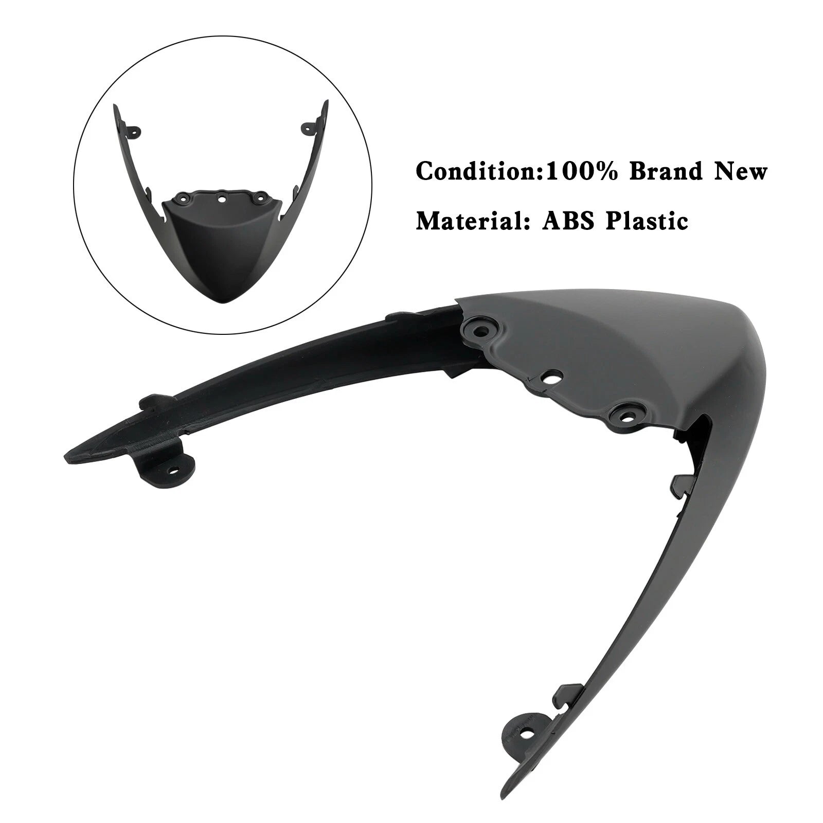 Rear Tail Light Seat Cover Fairing for Suzuki GSX-S 1000 (2015–2020) Black