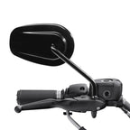 Black Rear View Mirrors for Harley Touring Electra Glide Sportster 883 1200