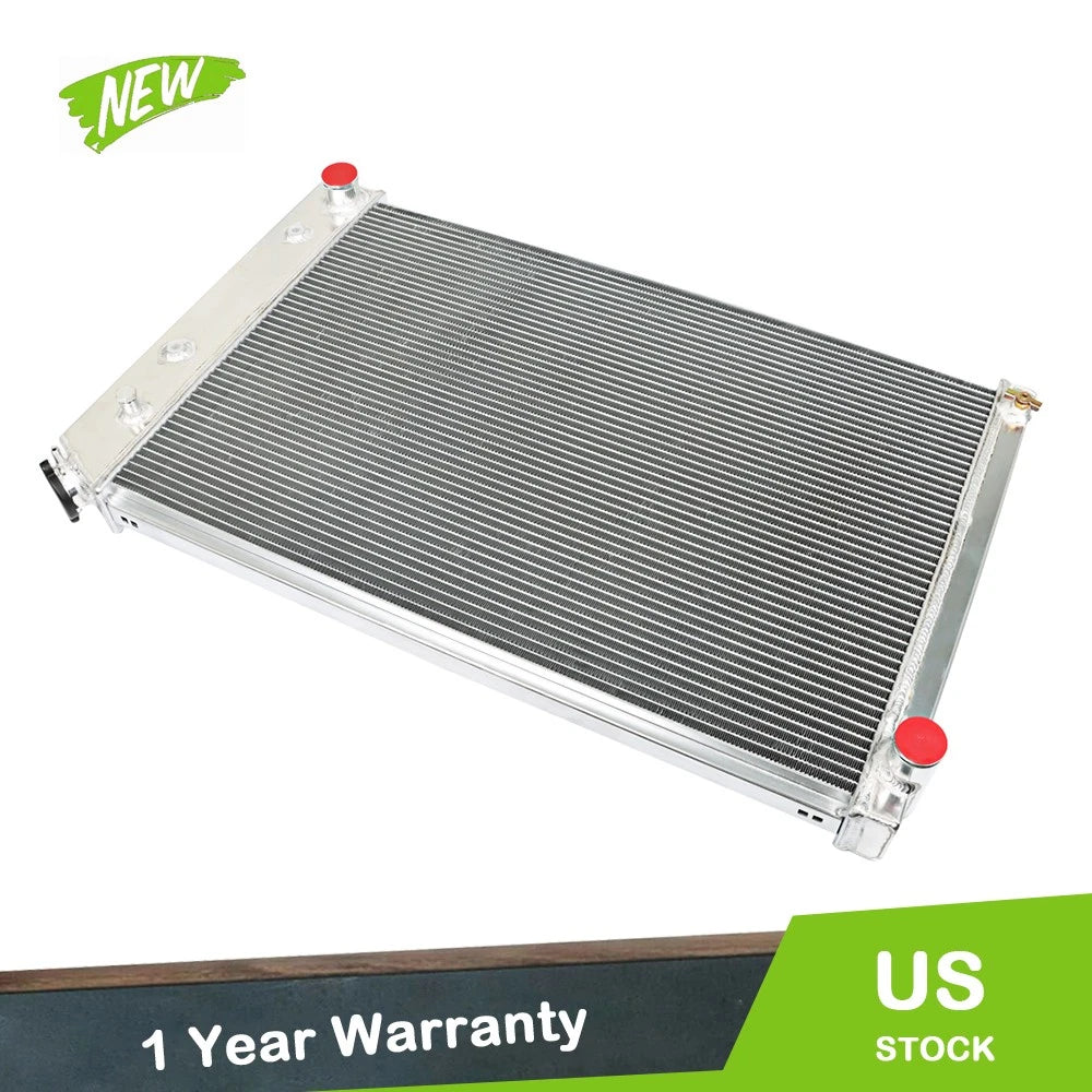4-Row Aluminum Radiator for Chevy Truck Blazer (1973–1991) 19 x 28-1/4"