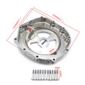 Clutch Cover for Kawasaki ZX14R ZZR1400 (2006–2014) Chrome See-Through
