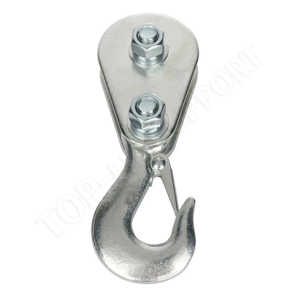2-Ton Snatch Block with Hook for Heavy Duty Use