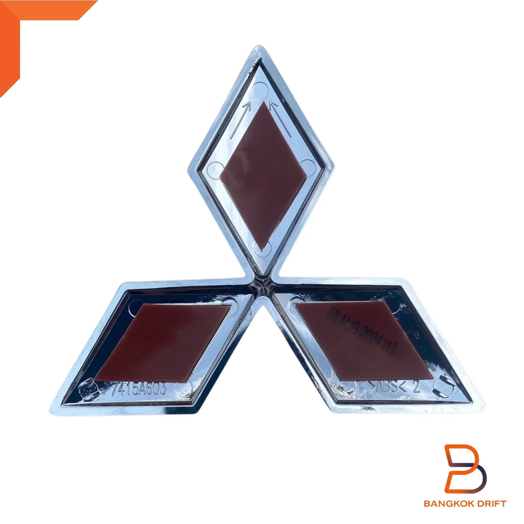 Chrome Front Radiator Grille Emblem Badge for Mitsubishi ASX, Outlander (2010-2023)