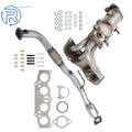2X Front Manifold + Rear Catalytic Converter for Toyota Camry 2002–2006