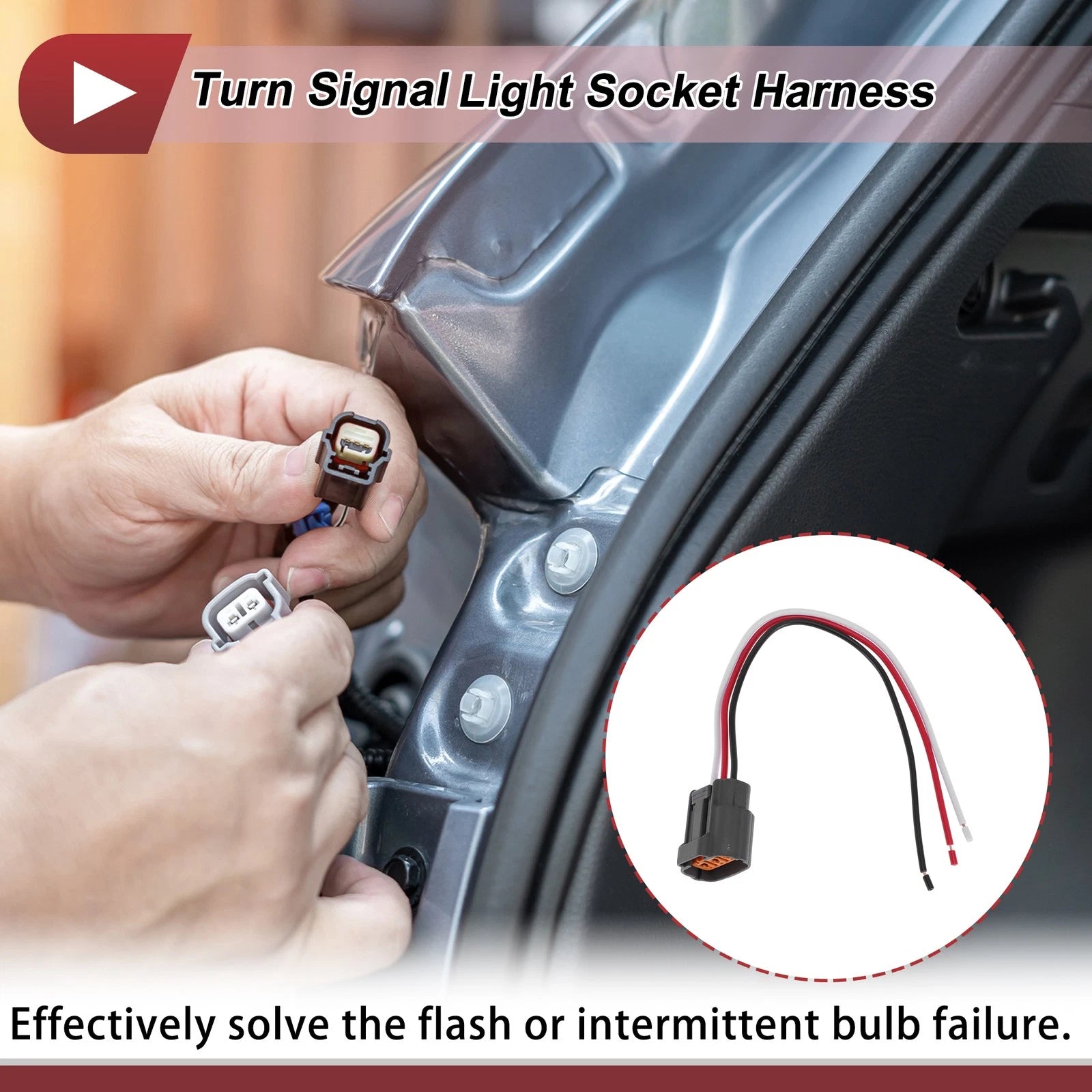 Turn Signal Light Socket Wiring for Kia Forte (2019–2021) No. 92164M7000