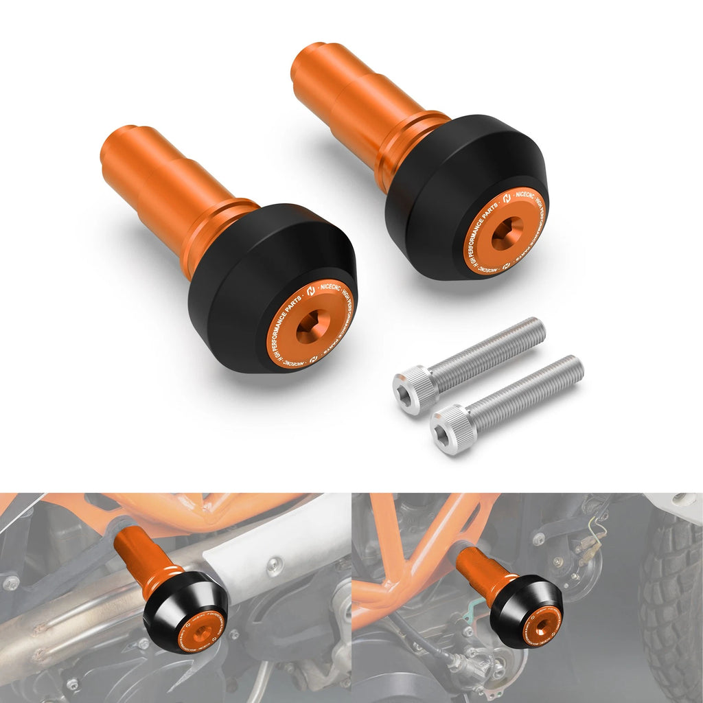 Anodized Frame Slider Crash Protector for KTM 690 SMC/690 SMC R (2008–2023)