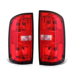 Tail Brake Light for Chevy Colorado (2015–2022) Red/Clear Lens Chrome Housing