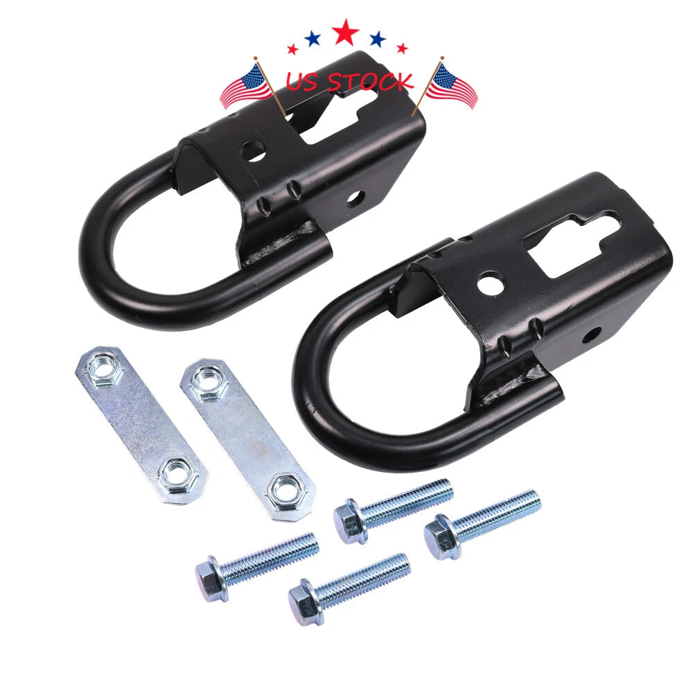 2X Front Heavy Duty Tow Hooks Kit for Ford F-150 (2009-2021)
