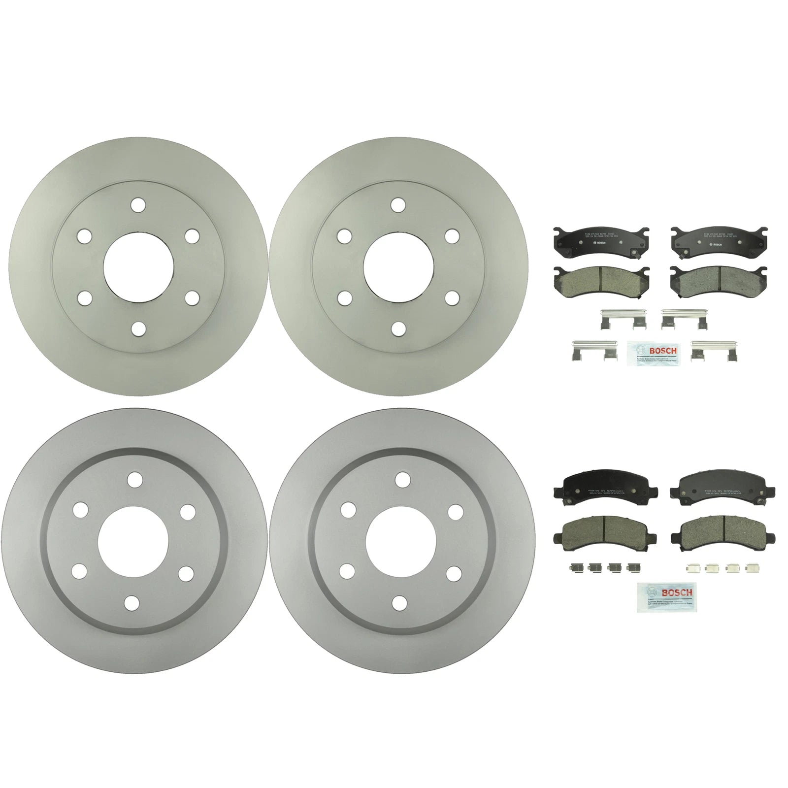 Brake Kit Disc Rotors & Ceramic Pads for Chevy GMC (304mm & 329mm)