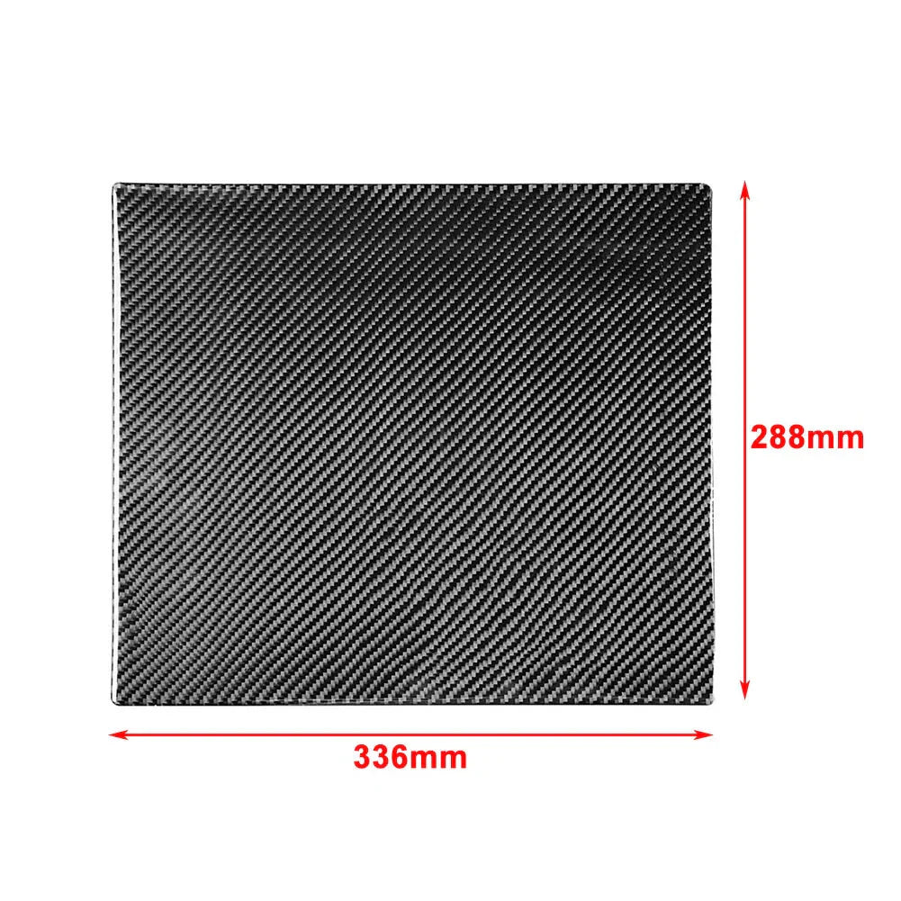 Carbon Fiber Rear Seat Anti-Kick Panel Trim for Toyota Tundra (2014-2021)
