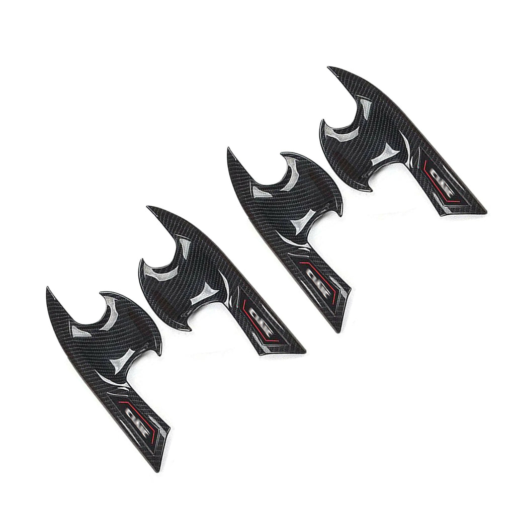 Carbon Fiber Door Handle Bowl Frame Trim for Honda Civic (2016-2021)
