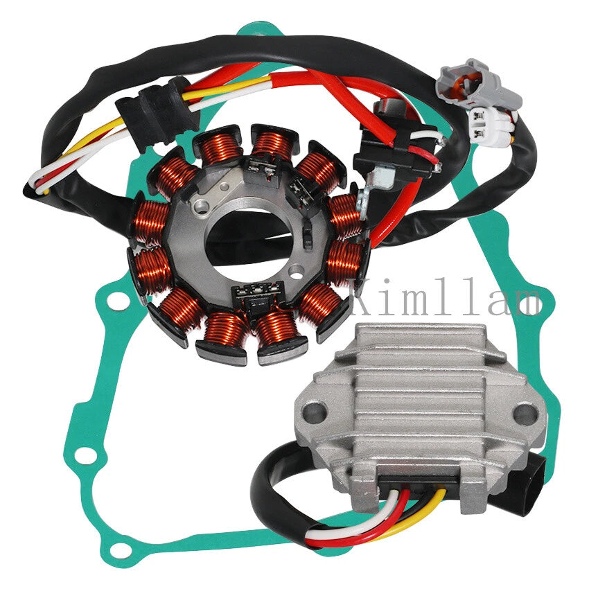 Stator Coil, Regulator Rectifier, Gasket for Yamaha YFZ450R (2004–2008)