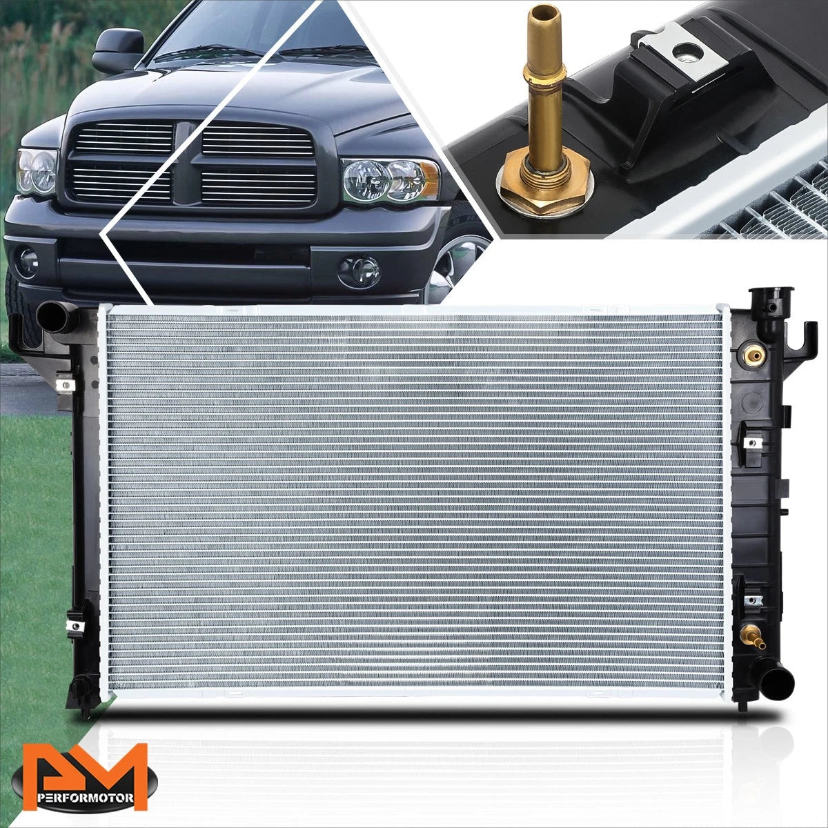 OE Replacement Aluminum Core Radiator for Dodge Ram/Ramcharger (1994–2002) DPI-1552