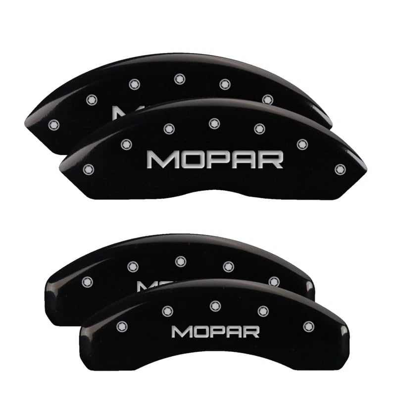 Set of 4 Caliper Covers Black Front for Dodge Nitro (2007–2011) by MGP