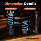 Coilover Strut Shock Absorber Kit for Hyundai Veloster (2012-2017)