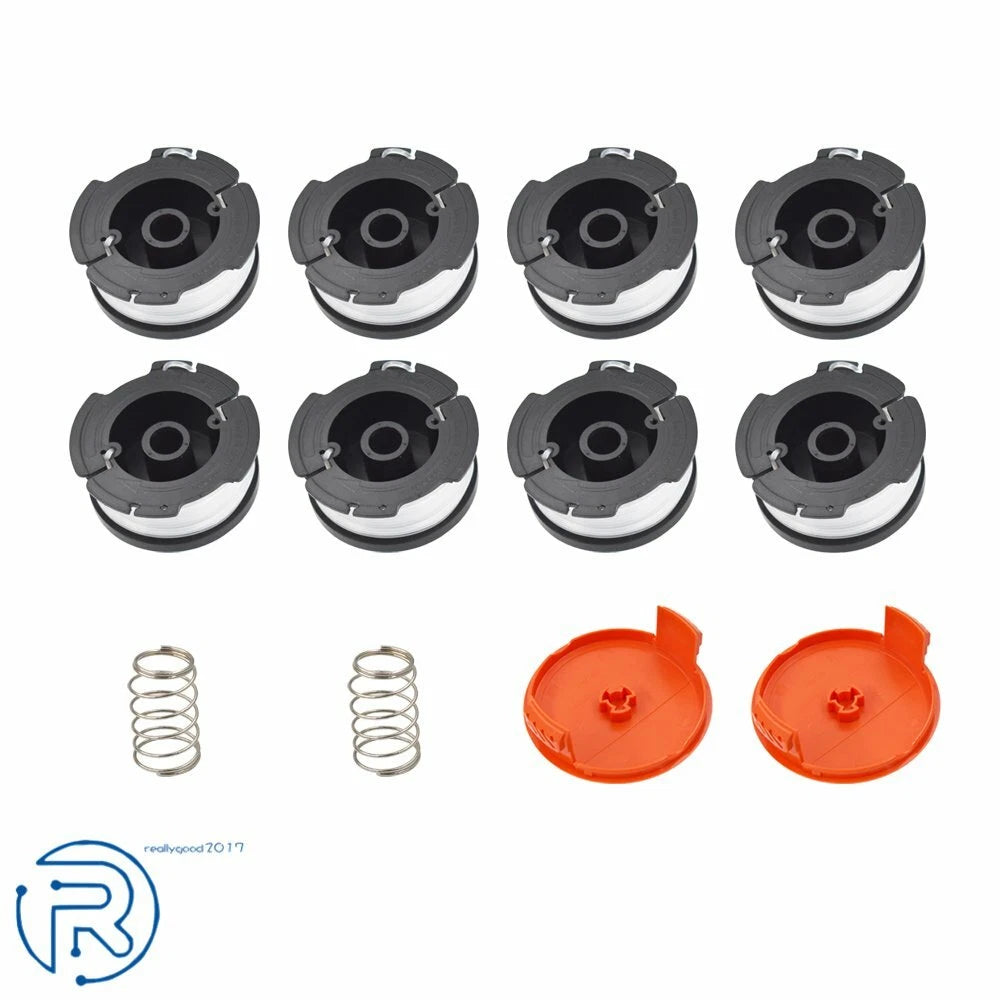 Set of 8 String Trimmer Spools for Black and Decker AF-100 (30ft .065")