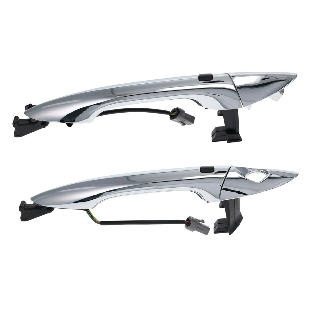 Set 2 LH+RH Door Handle Outer Chrome W/Sensor for Hyundai Elantra (2011–2016)
