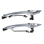 Set 2 LH+RH Door Handle Outer Chrome W/Sensor for Hyundai Elantra (2011–2016)