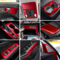 Red Interior Trim Decor Covers for Honda Civic 11th (2022–2025)
