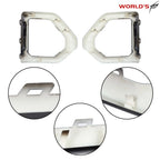 Set of 2 Front Fog Light Outer Bezel Covers for GMC Sierra Denali SLT