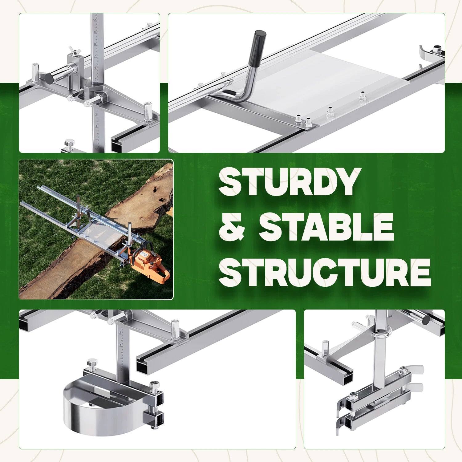 Chainsaw Mill for Portable Use (14"-36" Guide Bar)
