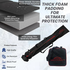 Padded Ski Bag and Boot Bag Set for Ski Equipment (Pro)