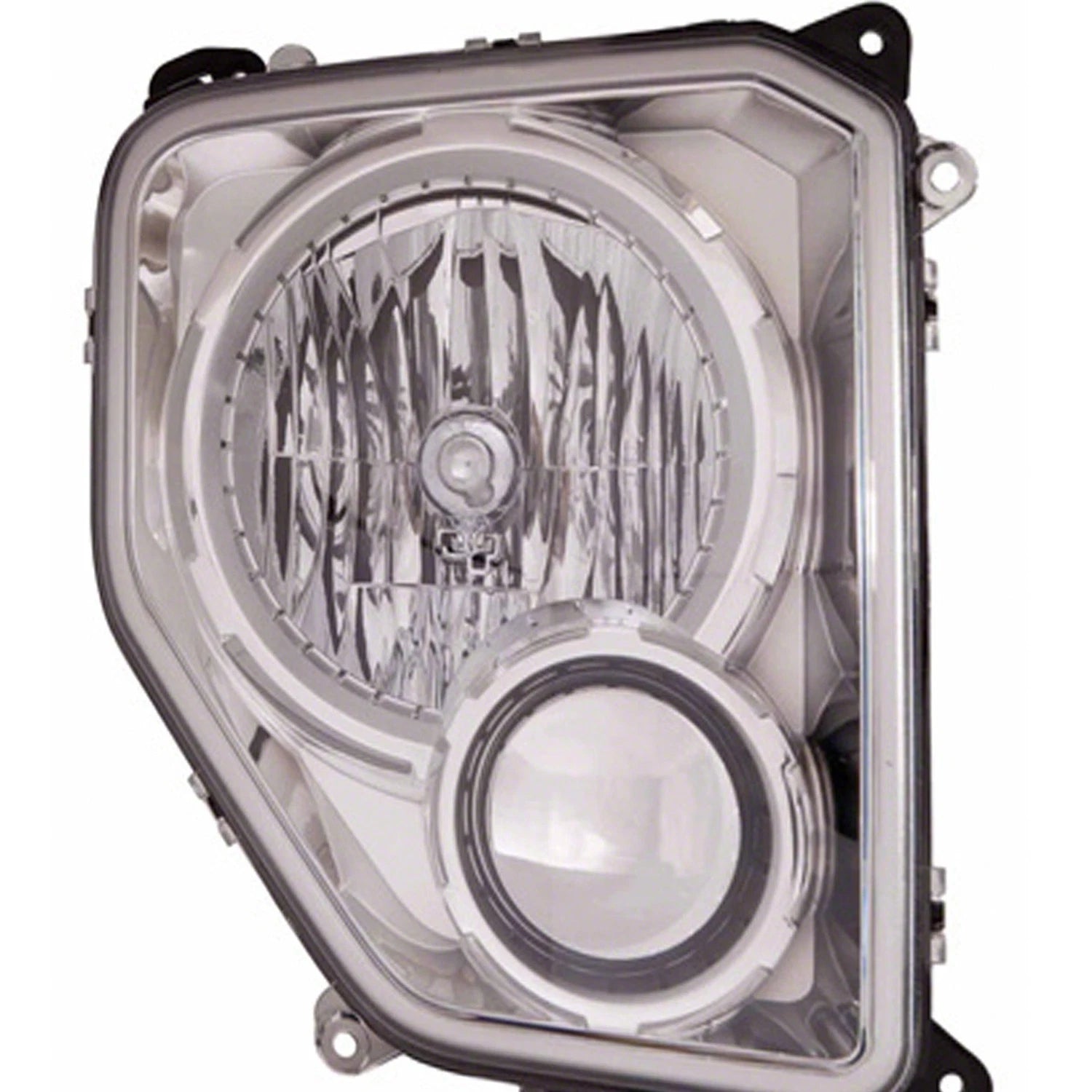 Passenger Head Light Assembly Replacement w/o Fogs for Round Bulb Shield (2000–2006)