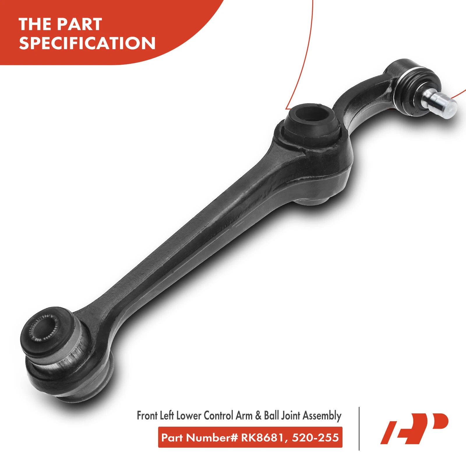Front Left Lower Control Arm with Ball Joint for Ford Windstar (1995-2003)