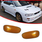 Amber Plastic Lens Side Marker Signal Lights for Subaru Impreza (1993–2001)