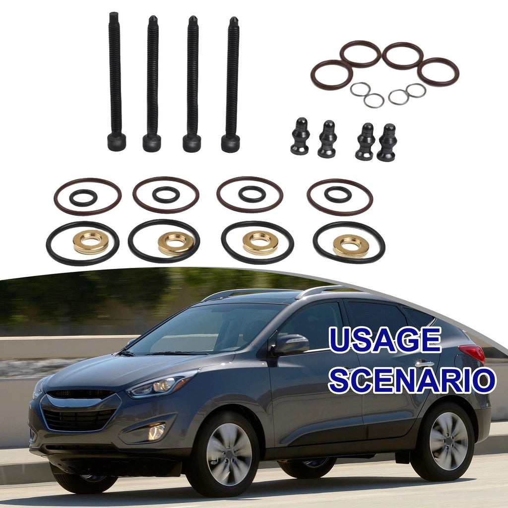 Injector Seal and Bolts Set of 4 for Skoda Seat 1.9 2.0 Engine OEM
