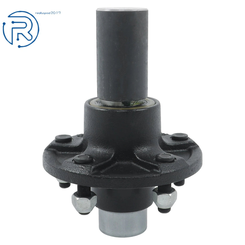 Set of 2 Pre-Greased 3500lbs Trailer Idler Hub Kit #84 5 on 5" Spindle