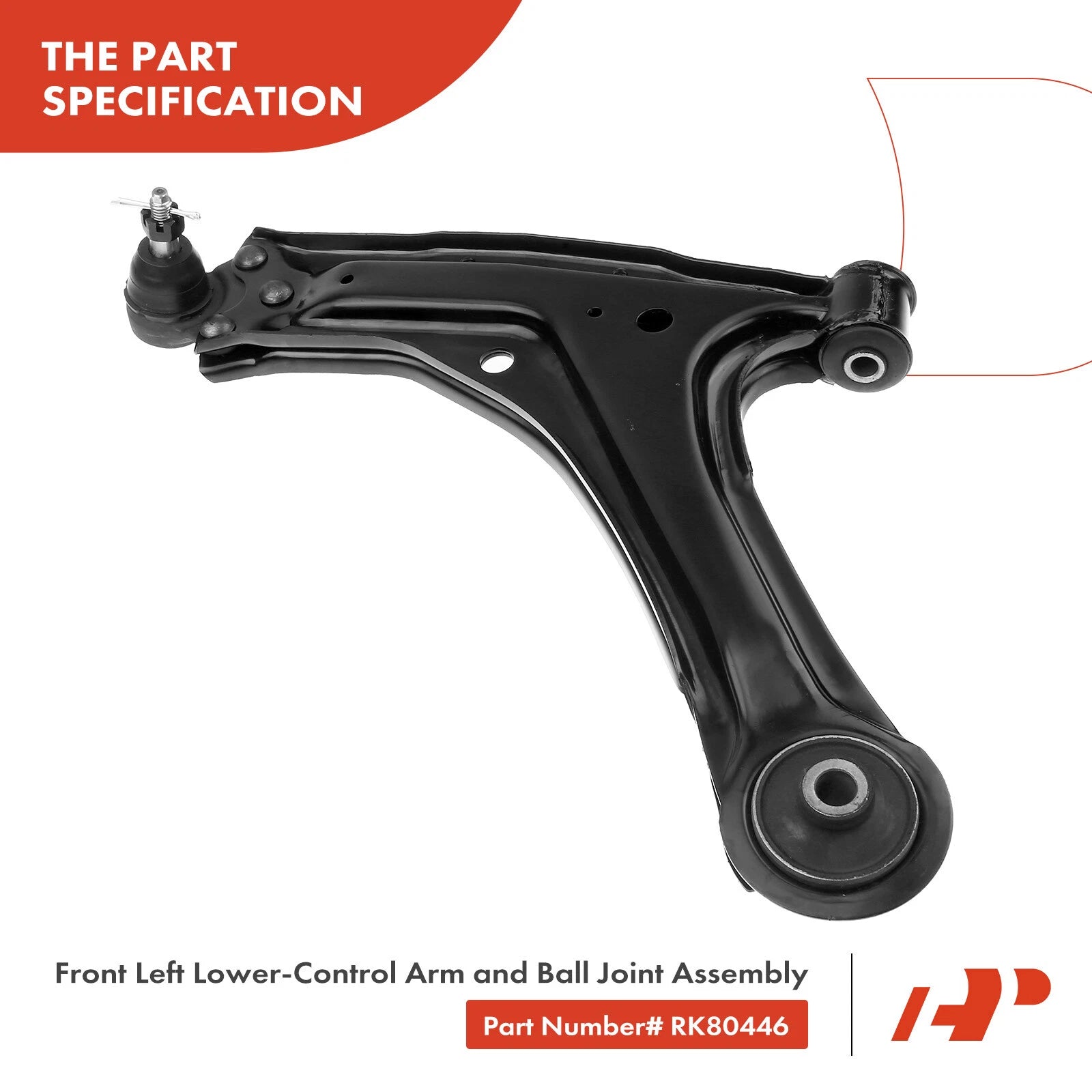Front Left Lower Control Arm w/Ball Joint for Chevy Malibu (1997-2003)