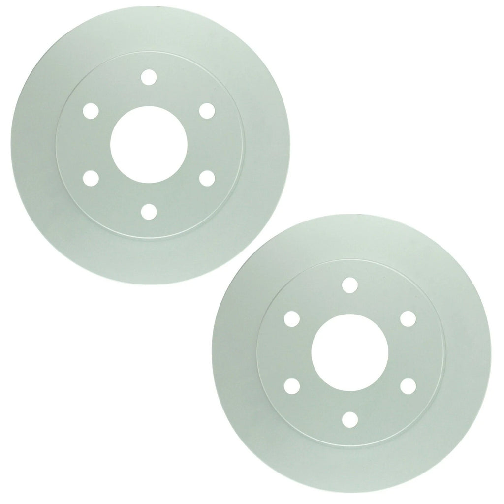 Set of 2 Bosch QuietCast Front Disc Brake Rotors for Cadillac Chevrolet GMC