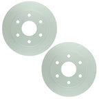 Set of 2 Bosch QuietCast Front Disc Brake Rotors for Cadillac Chevrolet GMC