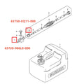 Fuel Connector Kit for Suzuki Outboard (65750-87J10, 65750-87J00, 65720-986B0)