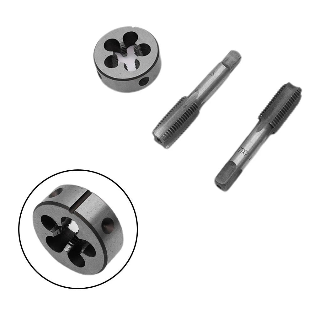 HSS M14x1.5mm Taper & Plug Tap Set with Die Metric Thread Right Hand Tool