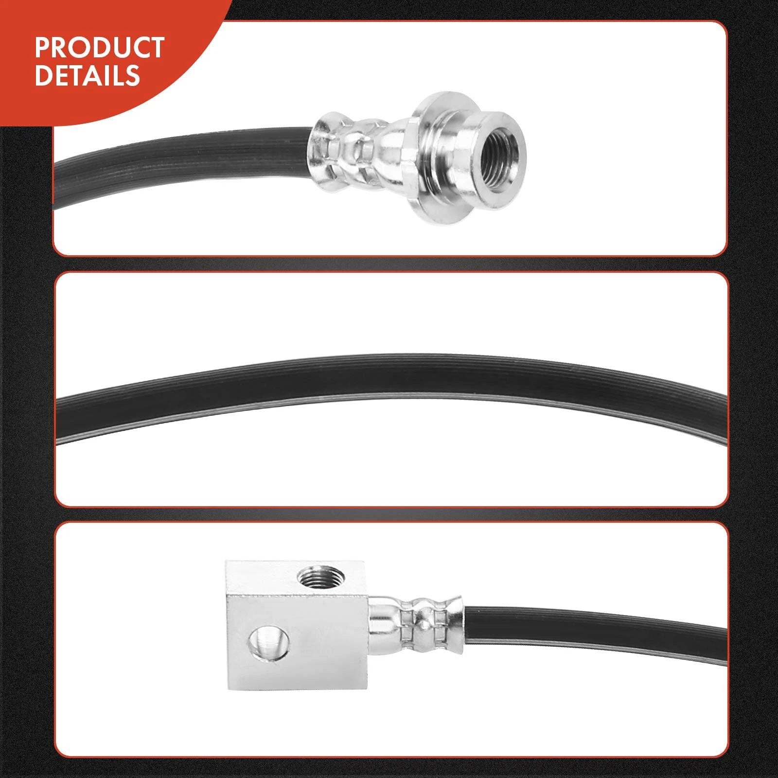 Rear Inner Brake Hydraulic Hose for Nissan NV1500 NV2500 NV3500 (2012–2019)
