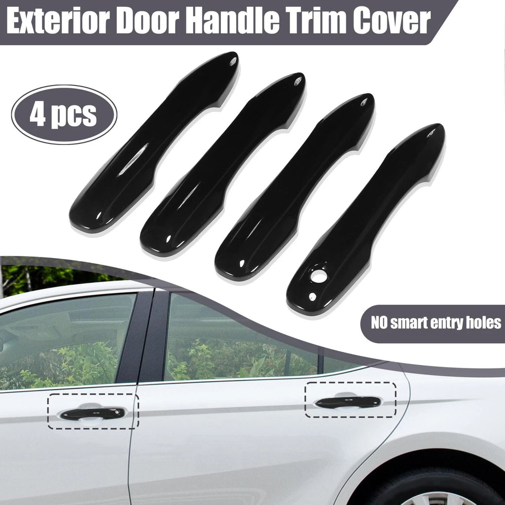 Set of 4 Gloss Black Door Handle Covers for Toyota Camry 