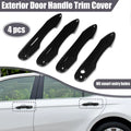 Set of 4 Gloss Black Door Handle Covers for Toyota Camry 