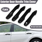 Set of 4 Gloss Black Door Handle Covers for Toyota Camry 