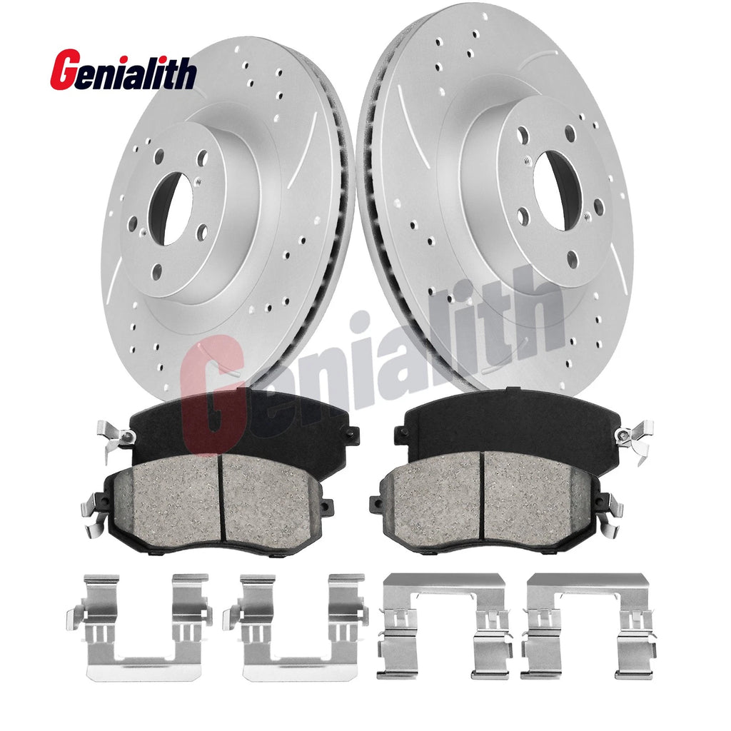 Front Rotors & Ceramic Brake Pads for Subaru Forester (2010–2018), Impreza (2011–2014)