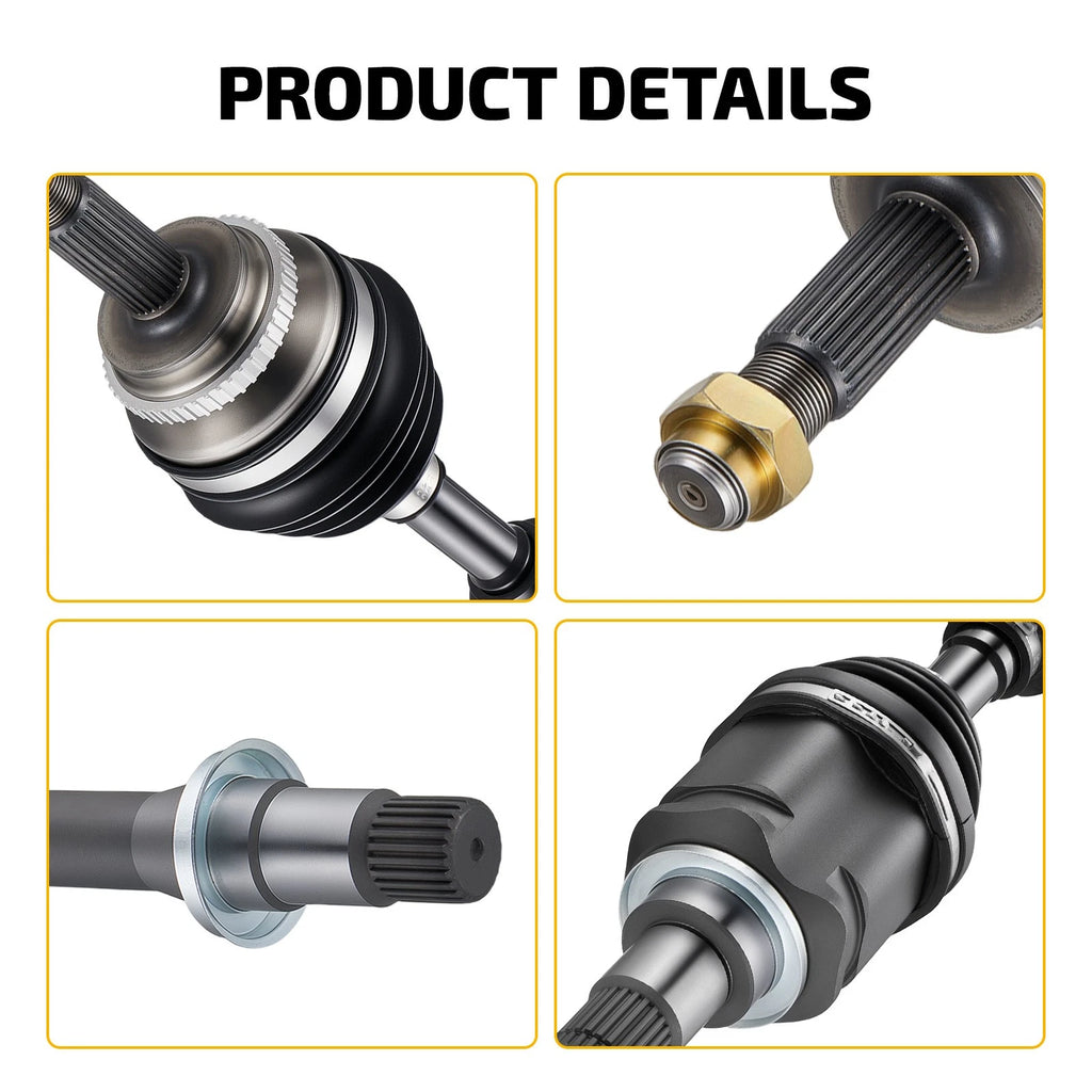 Front CV Axle Drive Shaft Set for Camry (2002–2009) & Solara (2004–2008) 2.4L