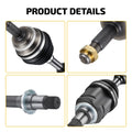 Front CV Axle Drive Shaft Set for Camry (2002–2009) & Solara (2004–2008) 2.4L