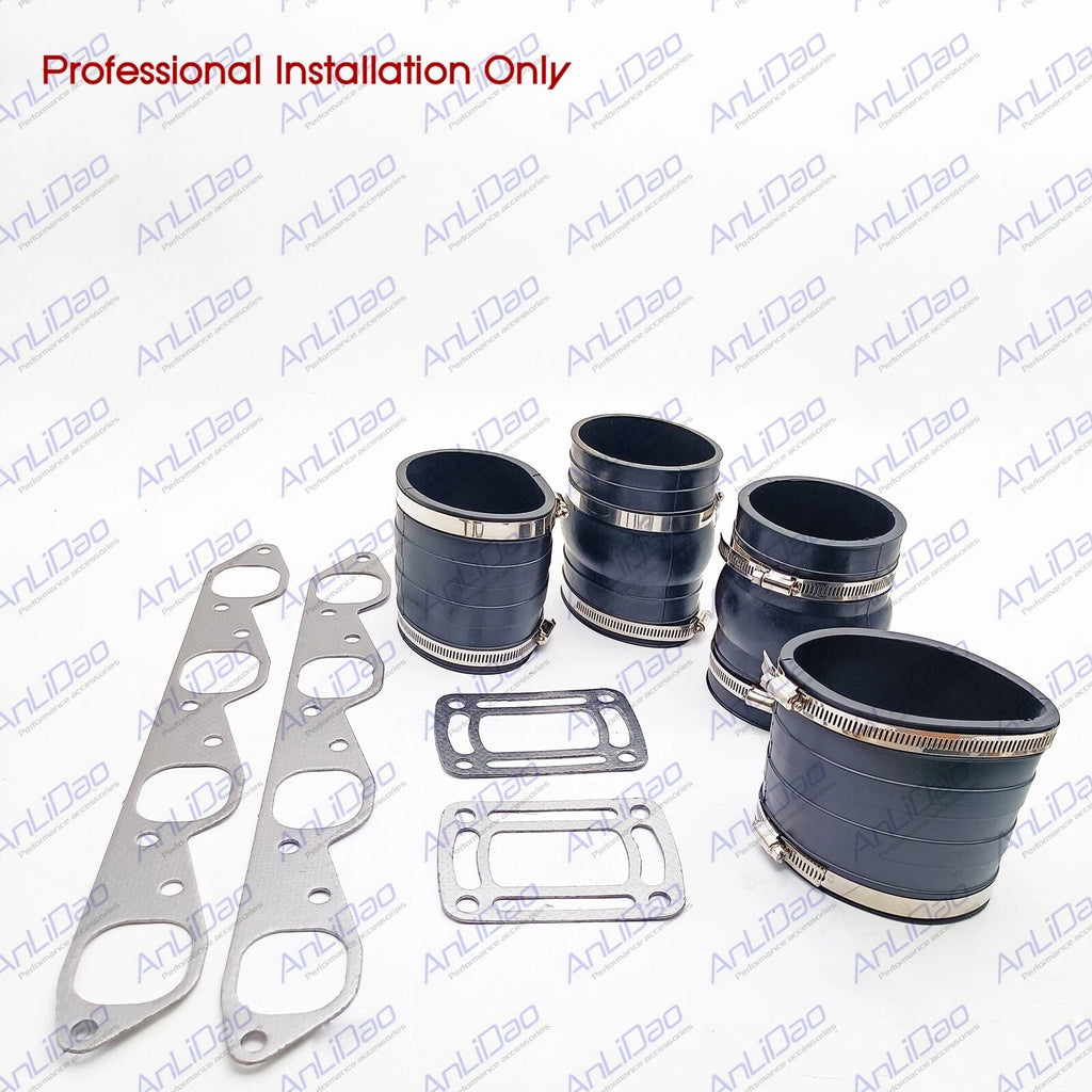 Exhaust Hose Bellows w/ Gasket for 7.4L 8.2L V8 B.B. 454 502 CID (3852696 3852472)