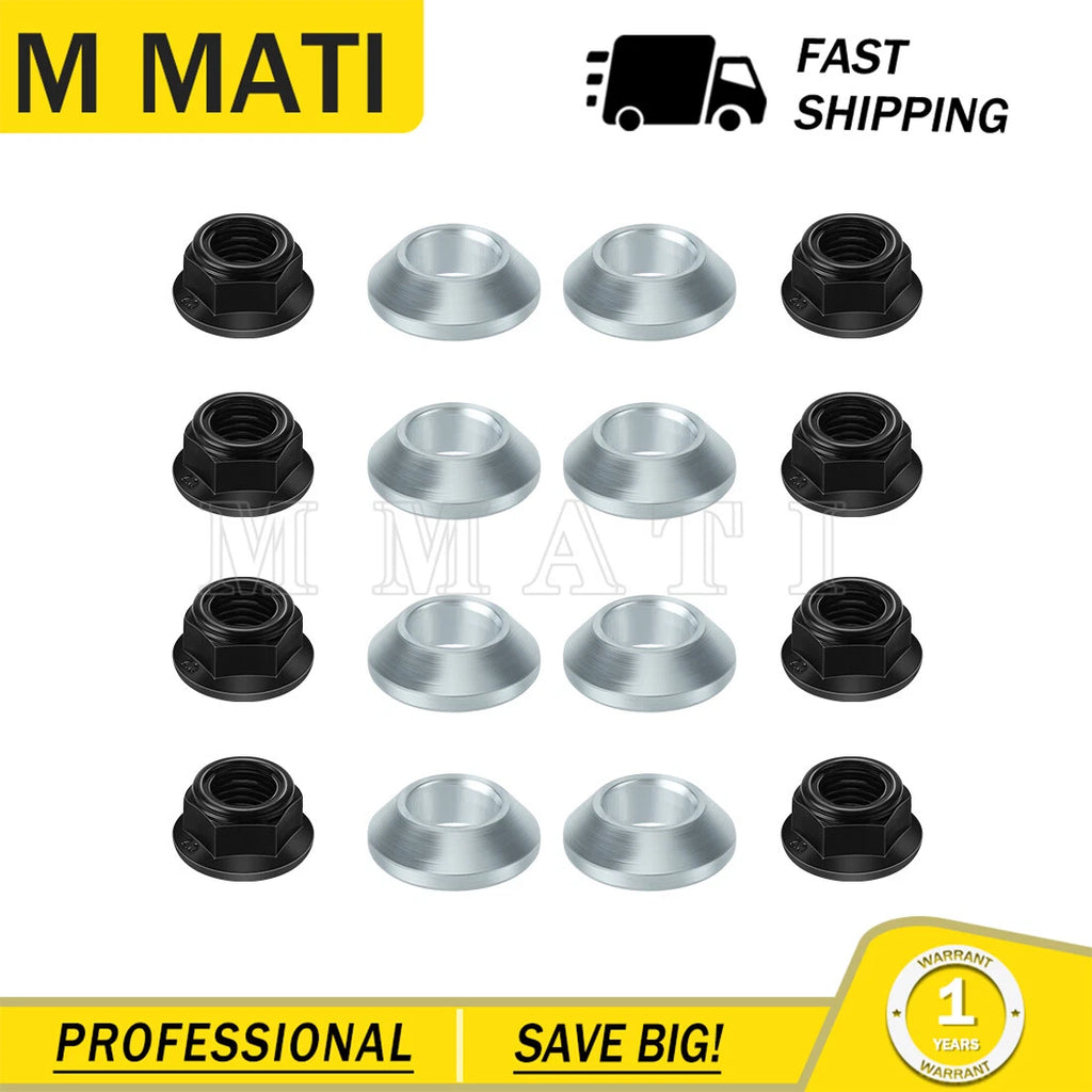 Set of 2 Wheel Hub Nuts for Suzuki LT-Z400 (2003–2007) LT-Z250 (2004–2008) 09140-10021