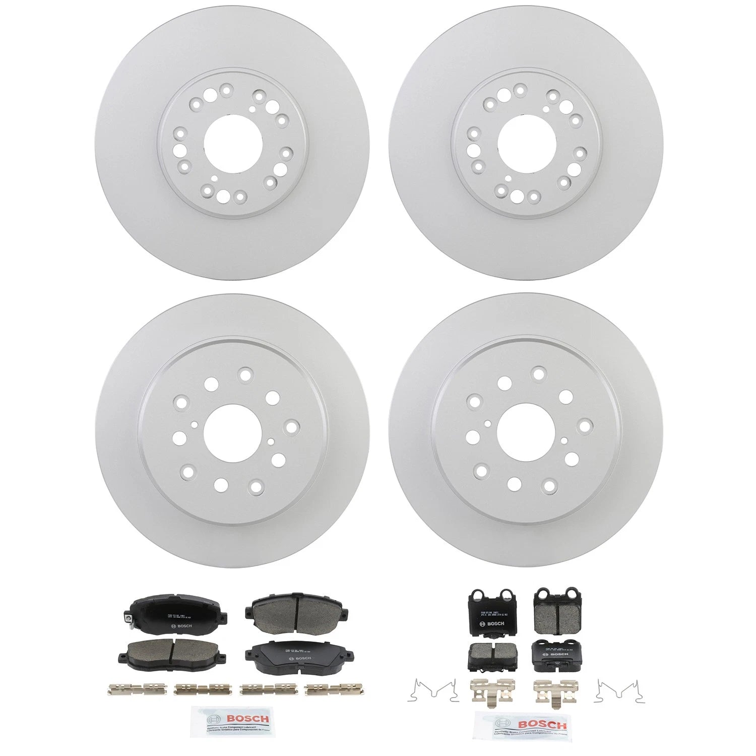 Set of 4 Bosch QuietCast Ceramic Disc Brake Pads for Lexus GS300 IS300 (1998–2005)